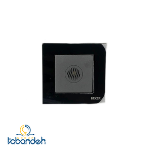 بیزر  BEKER مدل گلس مشکی با قاب کریستال مشکی